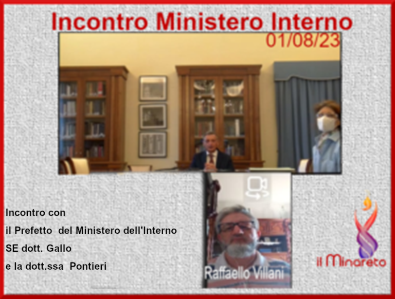 Incontro al Ministero dell’Interno